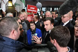 La visite d'Emmanuel Macron au Salon de l'agriculture en images