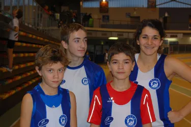 Quatre champions d'Allier d'athlétisme à Dompierre