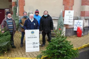 Les sapins du Lions club pour un Noël solidaire à Lezoux (Puy-de-Dôme)
