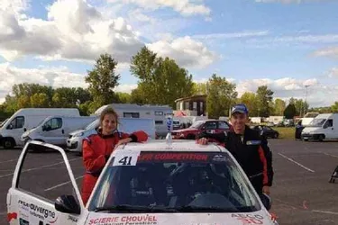 Sébastien Igonin et Marjorie Ponchon sur le rallye de la Coutellerie