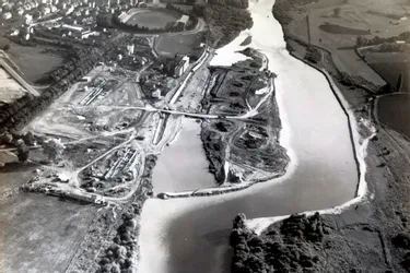 Le lac d'Allier à Vichy, rêve d’un siècle enfin achevé en 1963