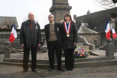 Edouard Buffières a été décoré de la Croix du combattant