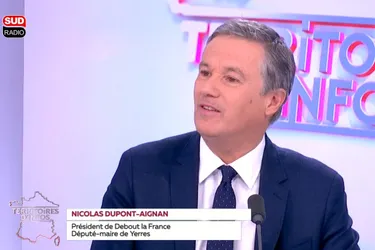 Nicolas Dupont-Aignan : "Fillon a un programme pour les gens sans problèmes"