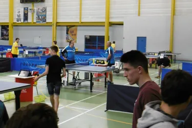 Le championnat de France de tennis de table National A s’est déroulé à La Souterraine