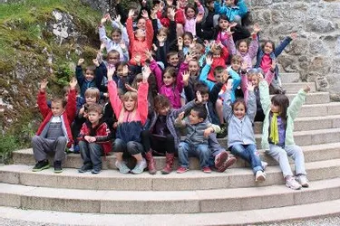 Les écoliers ont visité le château de Val