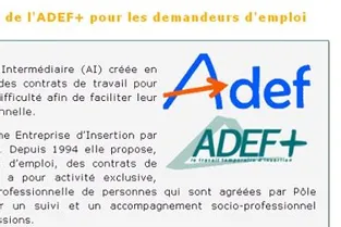 25 ans d’insertion socialeet professionnelle avec les Adef